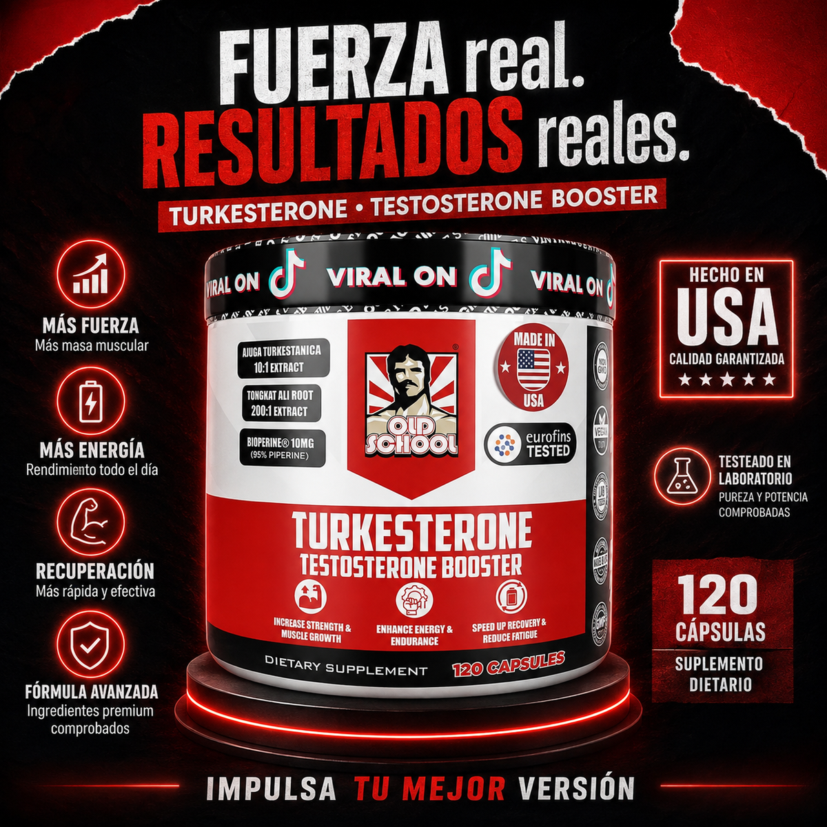 TURKESTERONE (TESTOSTERONE BOOSTER)