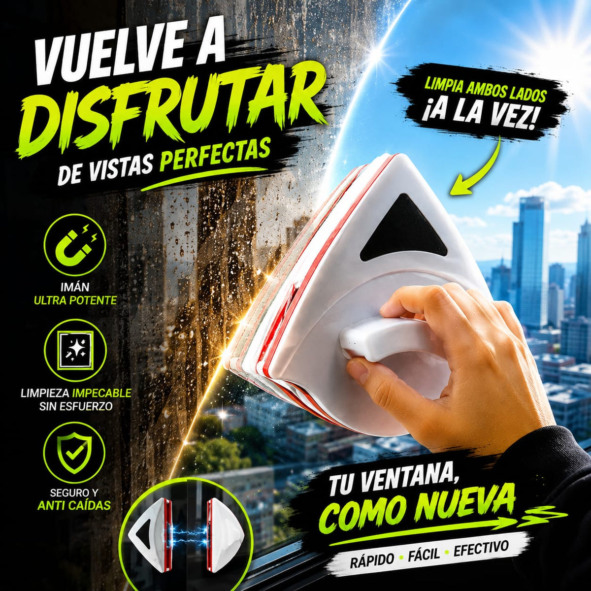 🚀LIMPIADOR MAGNÉTICO 2 EN 1