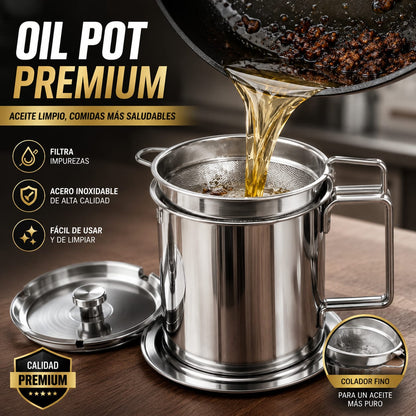 OIL POT PREMIUM : EL FILTRO DE ACEITE QUE TODA COCINA NECESITA