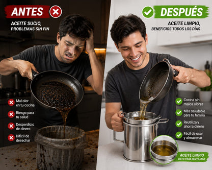 OIL POT PREMIUM : EL FILTRO DE ACEITE QUE TODA COCINA NECESITA